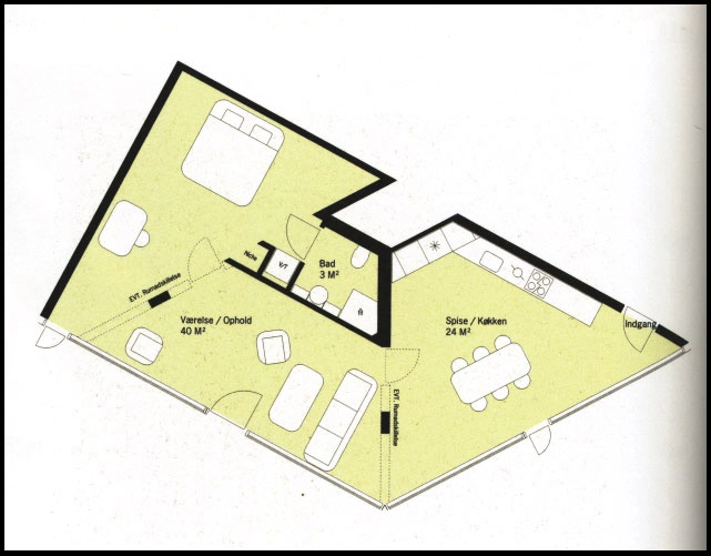 VM-husene Lejlighedsplan