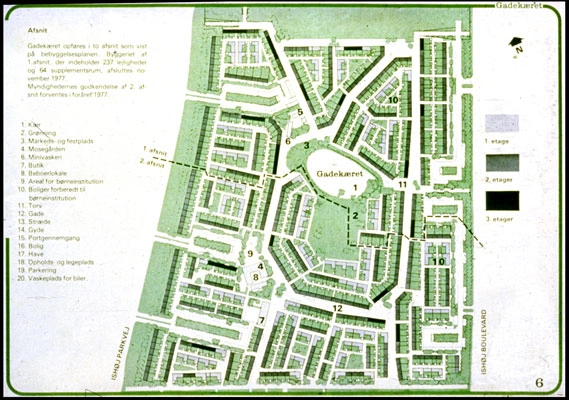 Gadekæret Situationsplan