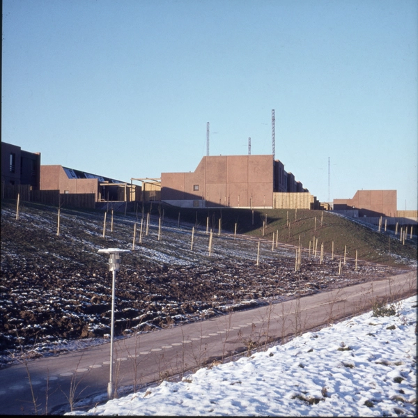 Galgebakken Bebyggelsens sydøstlige hjørne. Foto: Kjeld de Fine Licht (1975)