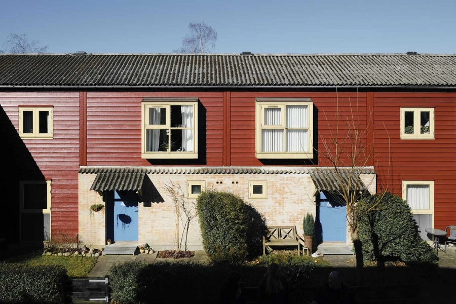 Tinggården I Facadeudsnit, indgange