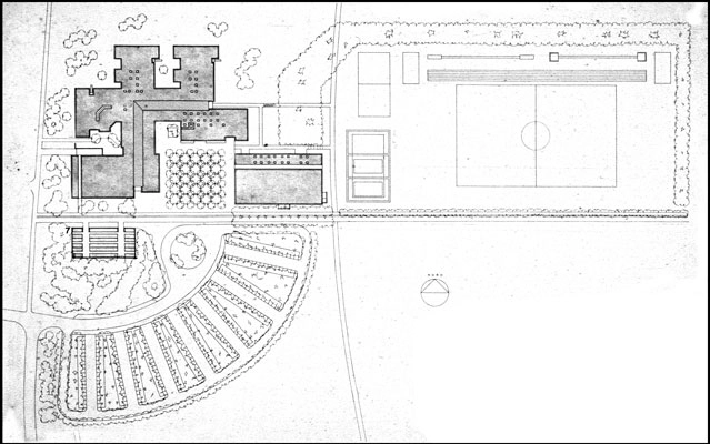 Morsø Handelsskole Situationsplan