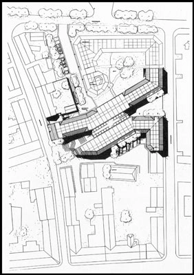 Maribo Rådhus Situationsplan