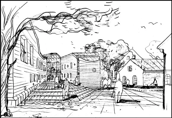 Maribo Rådhus Perspektiv