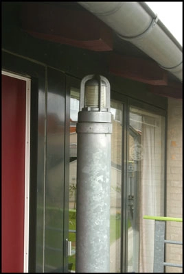 Maskinhallen Udvendig lampe