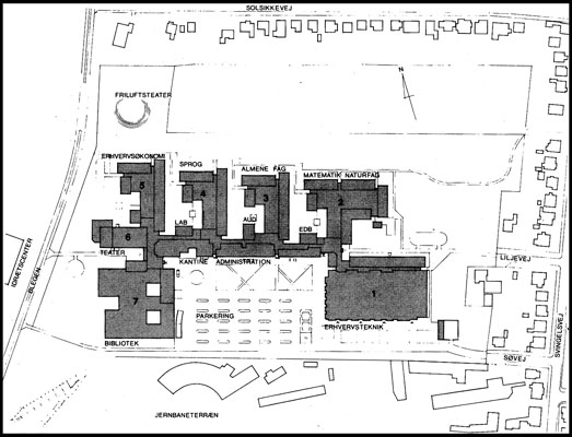 Nakskov Uddannelsescenter Situationsplan