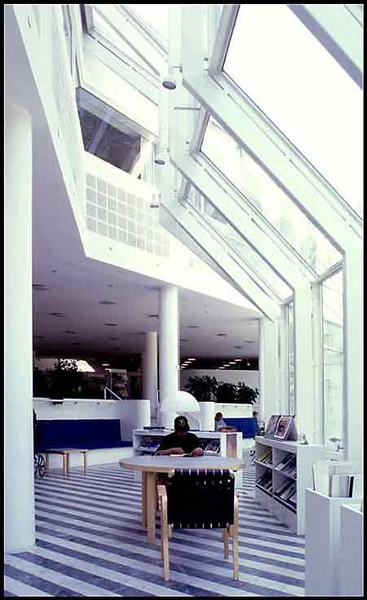 Gentofte Hovedbibliotek Glasparti