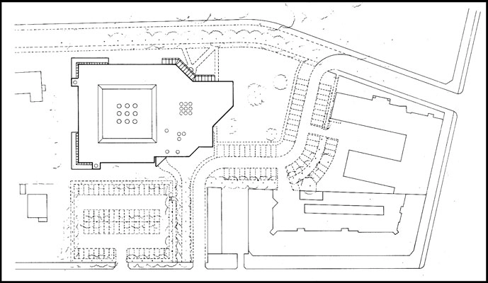 Gentofte Hovedbibliotek Situationsplan