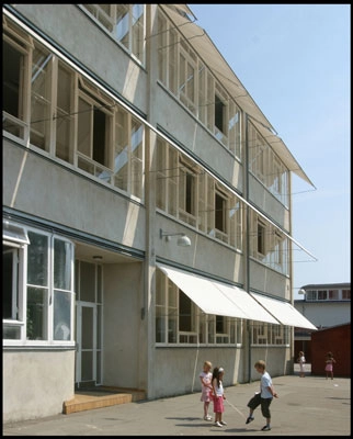 Skolen ved Sundet Sydfacade