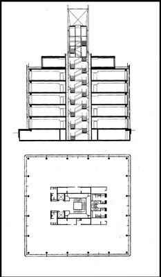 Rotunden Plan og snit