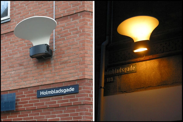 Holmbladsgade Væghængte lygter