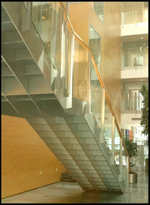 Ny Tøjhusgrunden (HK og KL) Trappe set bagfra