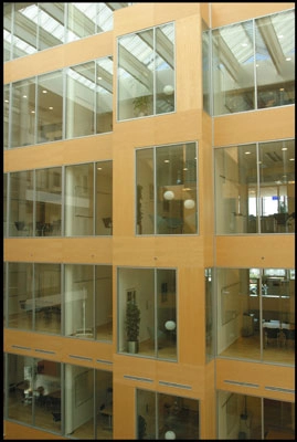 Ny Tøjhusgrunden (HK og KL) Vinduer mod atrie