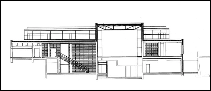 Universitetsparken - Frederik IX Hallen Snit