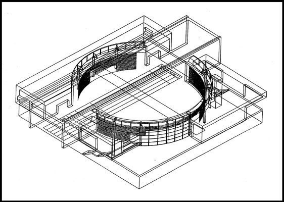 Universitetsparken - Frederik IX Hallen Isometri
