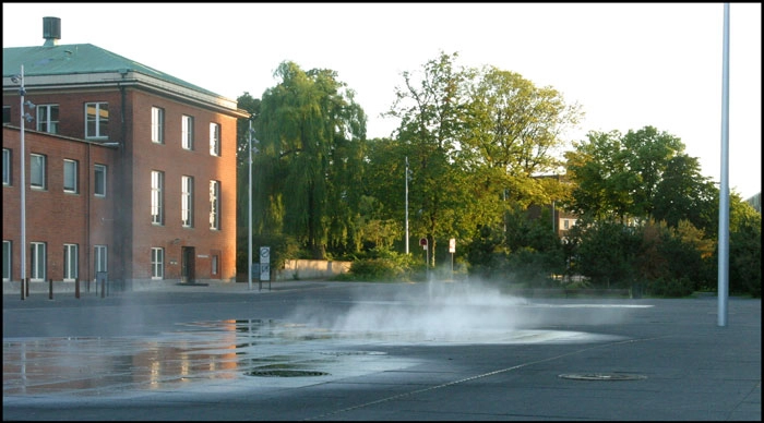 Solbjerg Plads Vanddamp