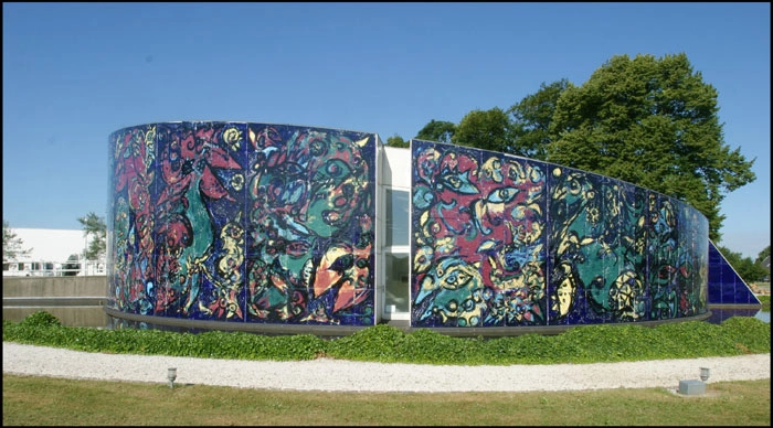 Carl-Henning Pedersen og Else Allfelts Museum Den cirkulære bygning