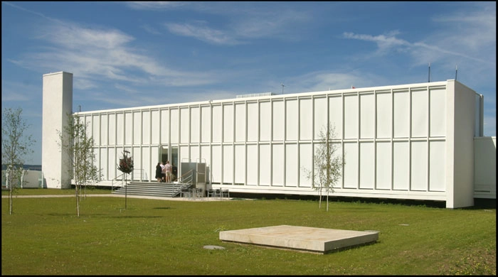 Glas - Museet for glaskunst Facade mod gårdhaven