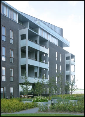 Fjordstokkene Facade mod øst