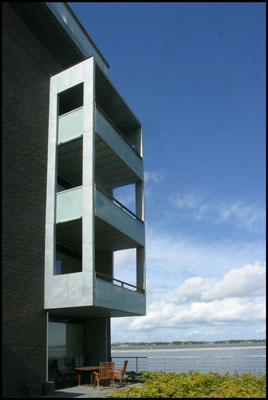 Fjordstokkene Zinkbeklædt altan