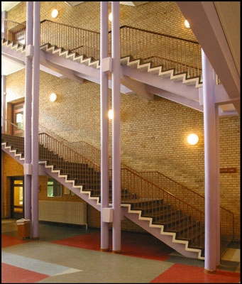 Voldparkens Skole - Energicenter Voldparken Hovedtrappe