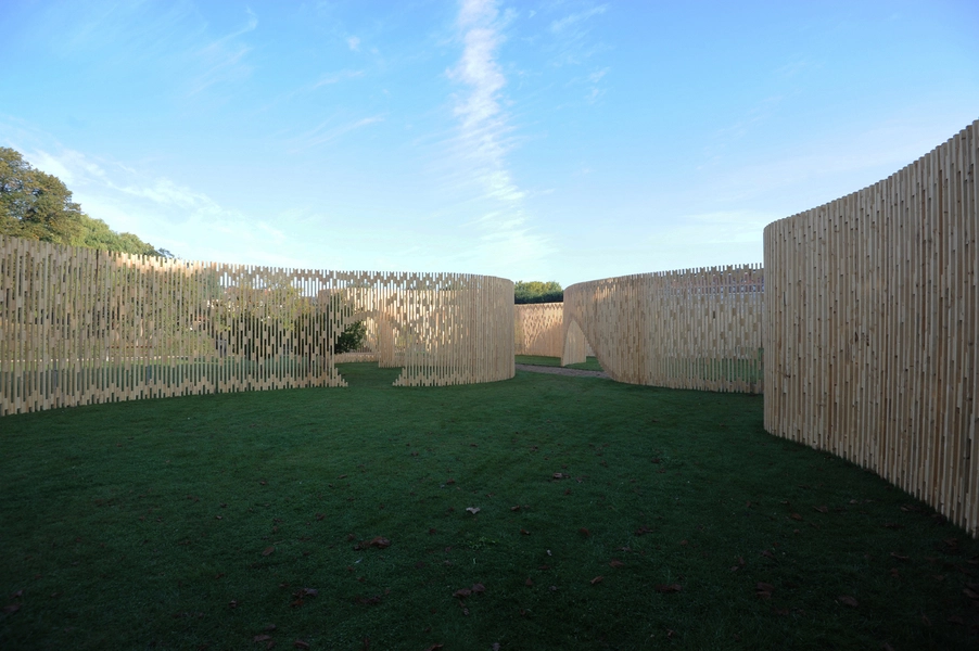 Trylletromler/Zoetropes - Pavillon MAA 1:1 Set indefra mod nord