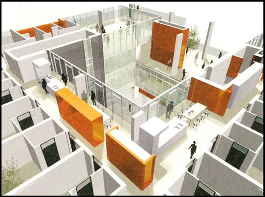 Bikuben Kollegiet Isometri