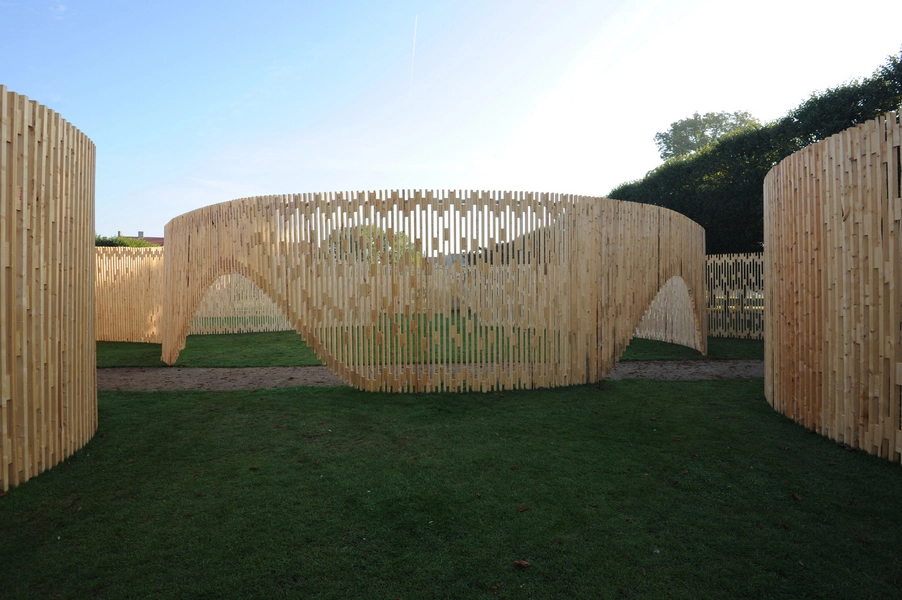 Trylletromler/Zoetropes - Pavillon MAA 1:1 Set indefra mod nord