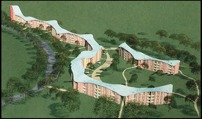 Bispebjerg Bakke Computertegning