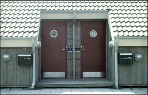 Druemarken Dobbelt hoveddør