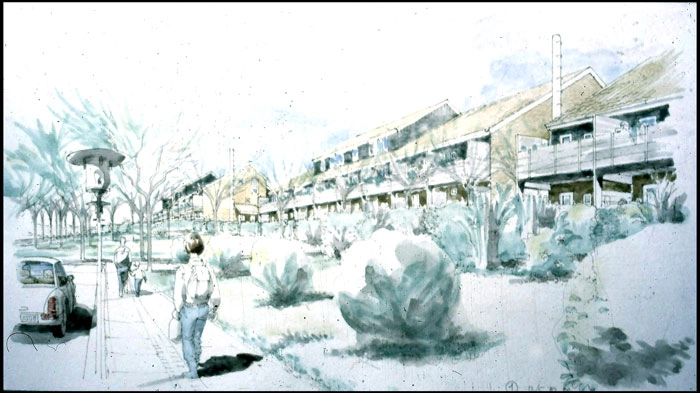 Egebjergvang Akvarel I