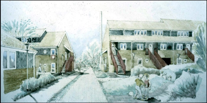 Egebjergvang Akvarel II