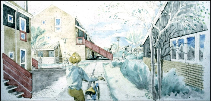 Egebjergvang Akvarel III