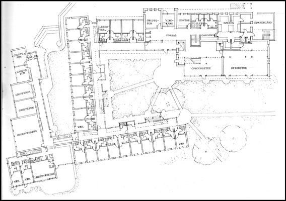 Kursusejendommen Klinten Situationsplan