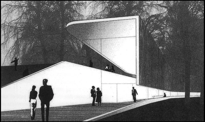 Geocenter Møns Klint Hovedindgang, Konkurrenceforslag