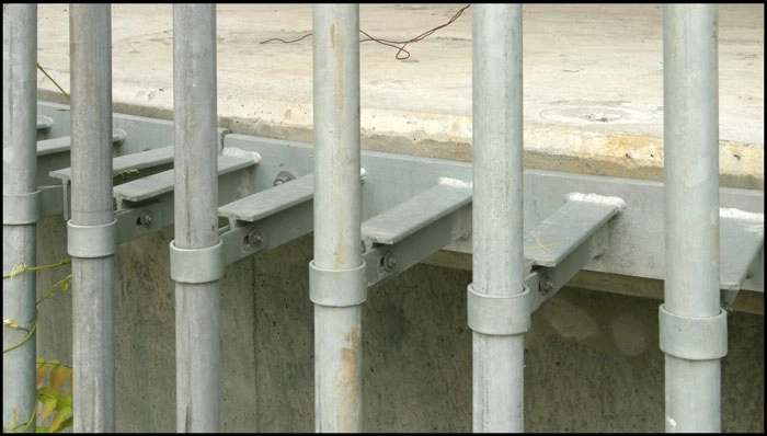 Det Grønne Parkeringshus Stålstænger