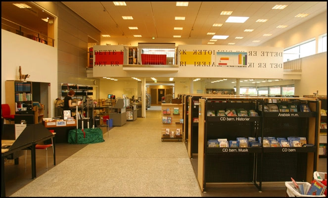 Hinnerup Bibliotek og Kulturhus Balkon