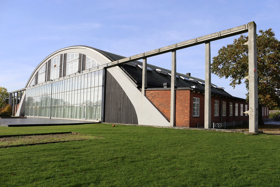 Vandflyverhangar Sydfacade