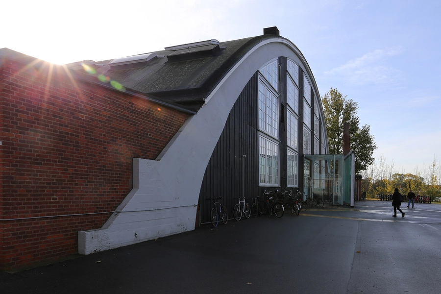 Vandflyverhangar Facade mod Nord