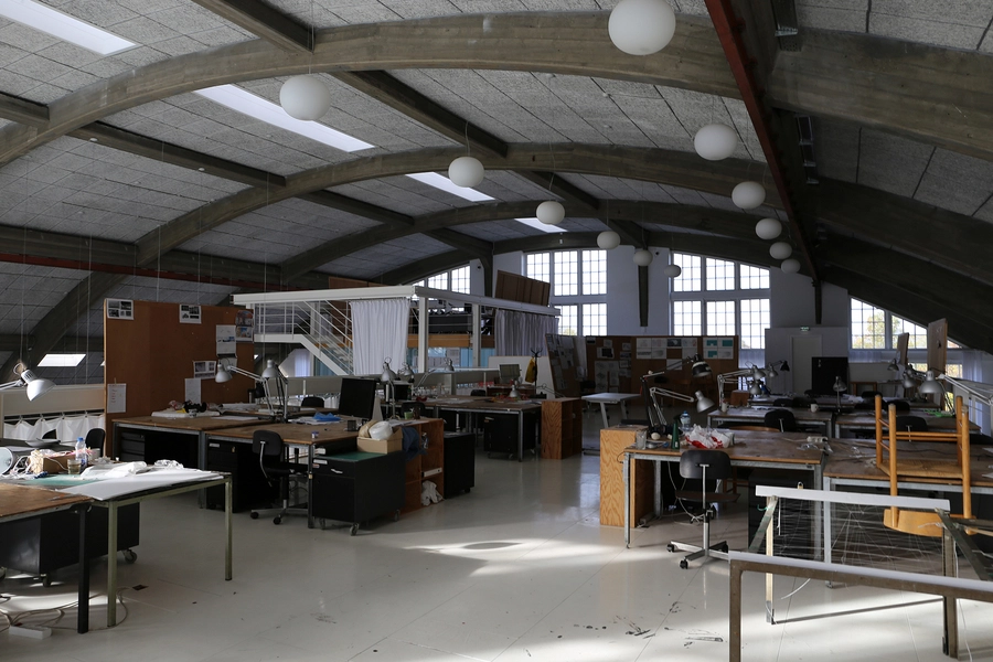 Vandflyverhangar Øverste etage i rumelement