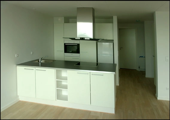 Kysthuse og Kajhuse i Øster Hurup Køkken/alrum