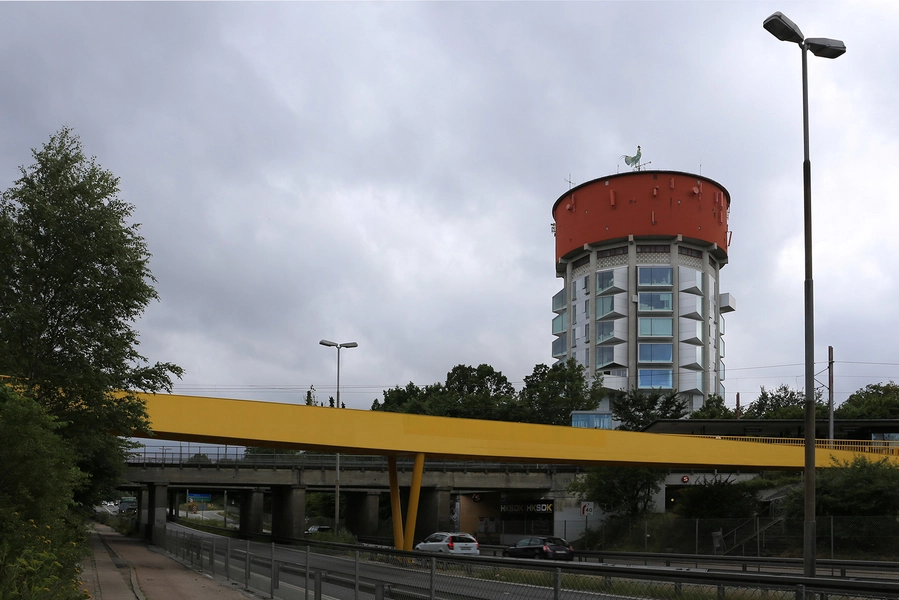 Jægersborg Vandtårn Vandtårnet set fra nord