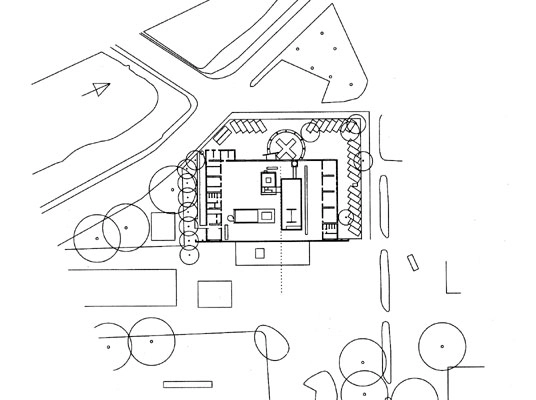 Vandflyverhangar Situationsplan