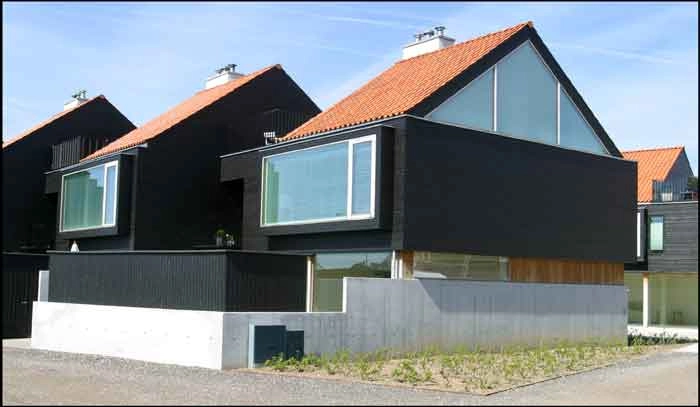 Rækkehuse på Havnevej 8-12 Gavl