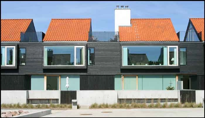 Rækkehuse på Havnevej 8-12 Facade