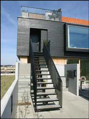 Rækkehuse på Havnevej 8-12 Ståltrappe II