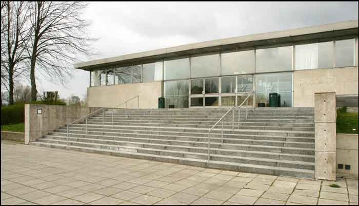 Århus Statsgymnasium Hovedindgang