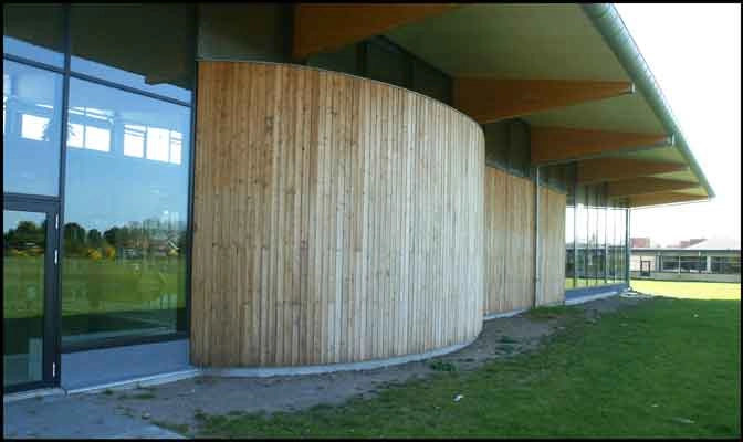 Nykøbing Sjælland Svømmehal Træbeklædning