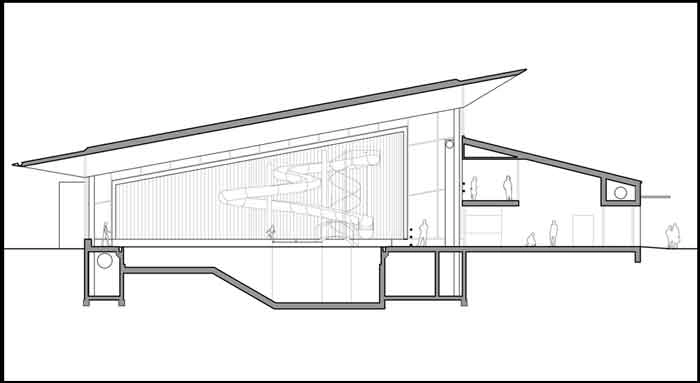 Nykøbing Sjælland Svømmehal Snit
