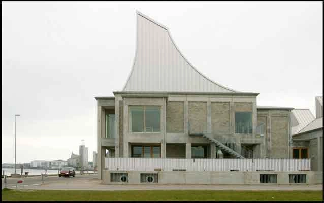 Utzon Center Facadeudsnit