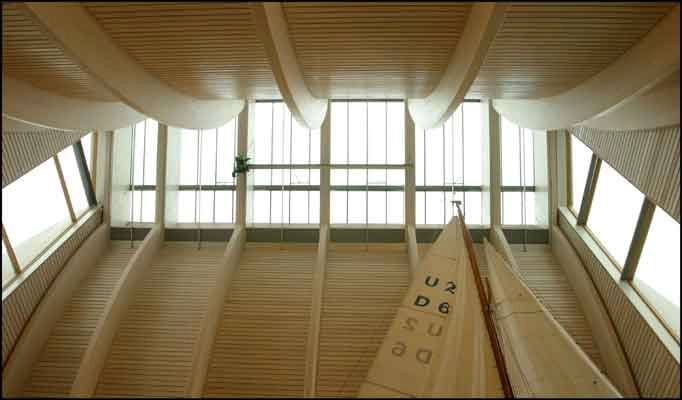 Utzon Center Tagkonstruktion